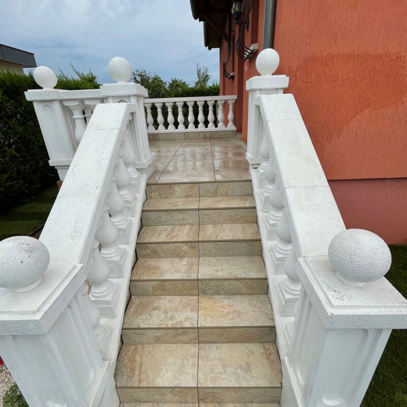 Cr&eacute;ation de terrasses avec dalles sur plots pr&egrave;s de Mulhouse et Colmar Wittenheim 5
