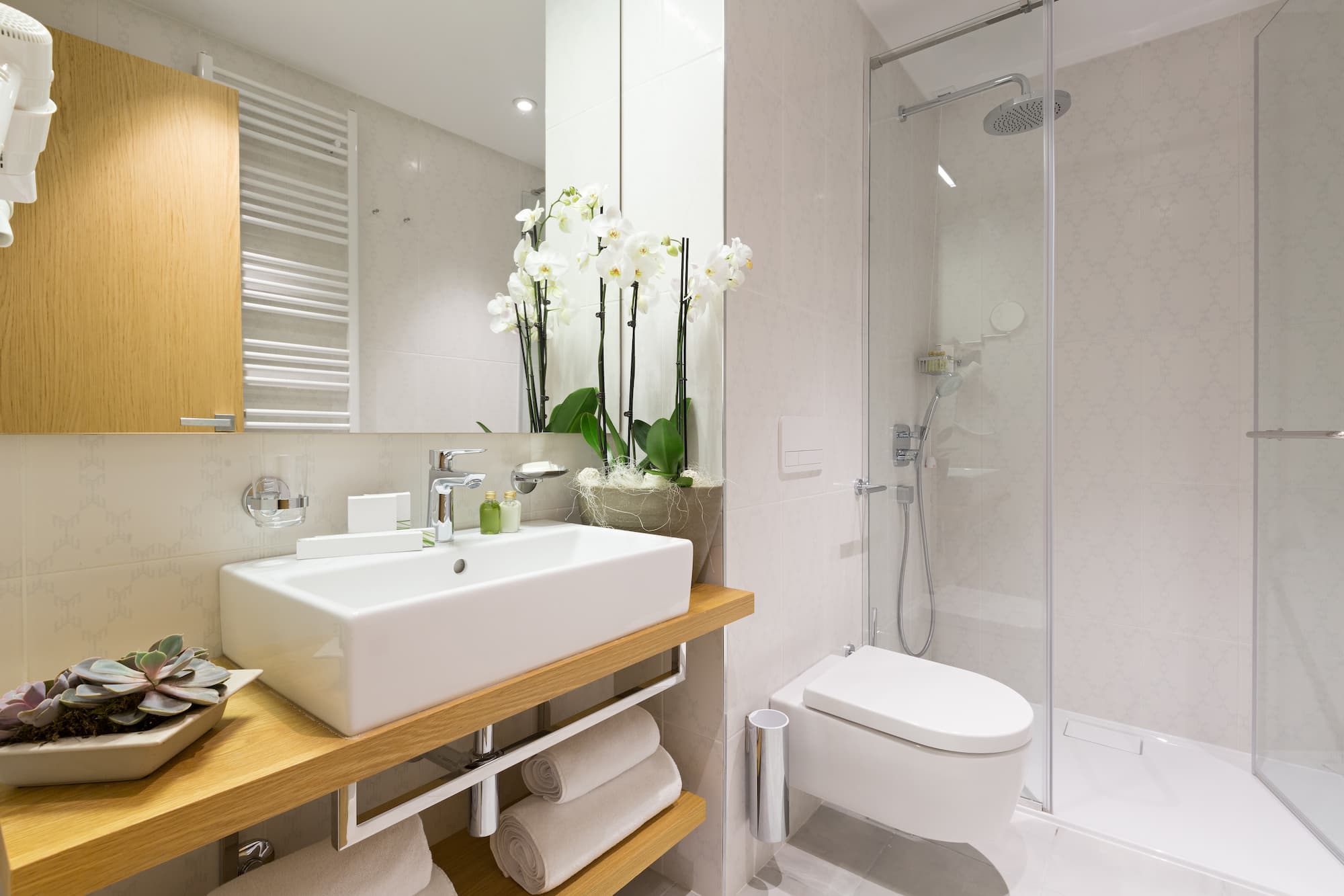 SALLE_BAINS6 | Carrelage Correia Fils Pourquoi opter pour une double vasque dans une salle de bains familiale ? Kingersheim